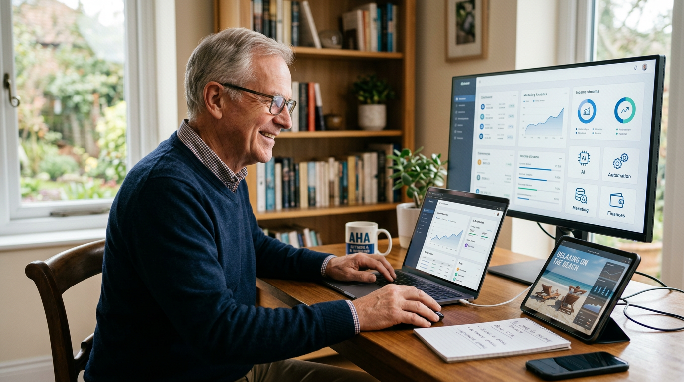 How Retirees Can Use AI and Automation to Build Extra Income
