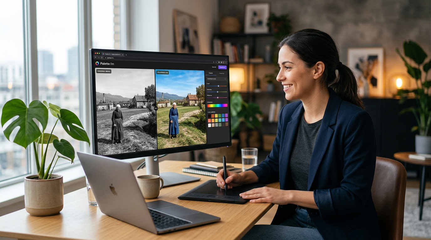Palette.fm: Revolutionizing Photo Colorization with AI Technology